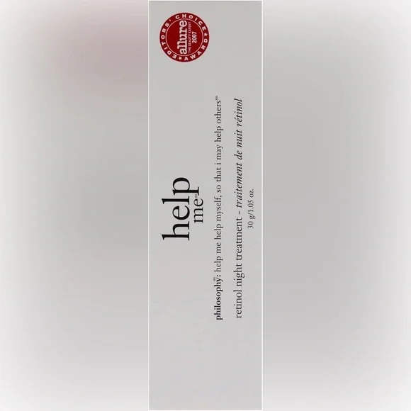 PHILOSOPHY HELP ME RETINOL NIGHT TREATMENT Full Size 1.05 Oz. NEW IN BOX!! - Picture 5 of 9